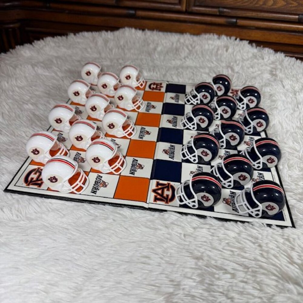 Vintage Auburn University Helmet Checkers - Picture 5 of 15